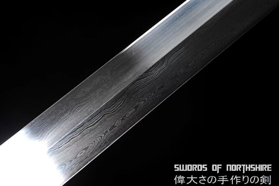 Gold Dragon Jian Hand Forged Folded Damascus Steel Blade Battle Ready Chinese Sword