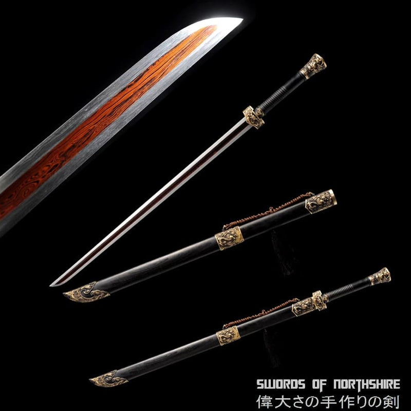 Brotherhood of Blades Dao Folded Steel Chinese Embroidered Uniform Guard Miaodao Sword
