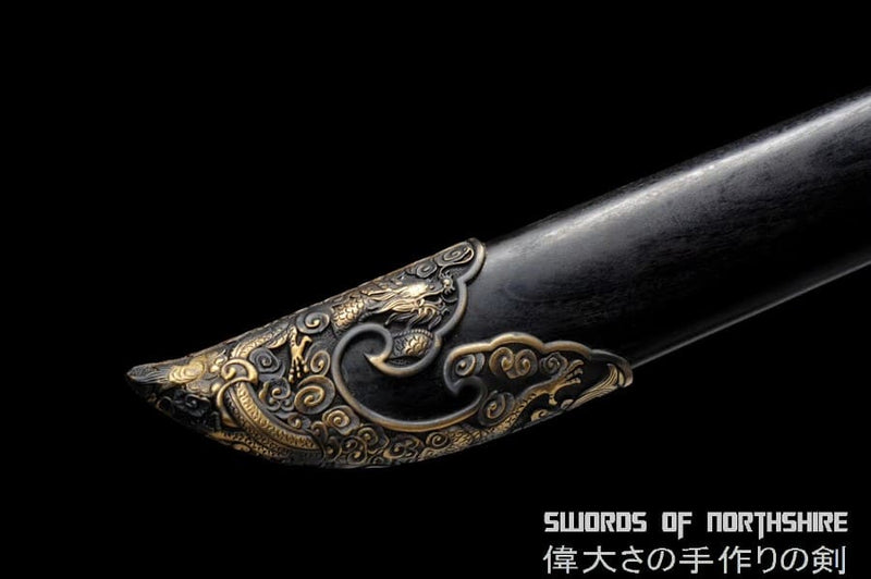Brotherhood of Blades Dao Folded Steel Chinese Embroidered Uniform Guard Miaodao Sword