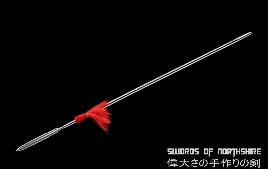 Chinese Qiang Spear Martial Arts Hand Forged Folded Damascus Steel Elite Military Lance