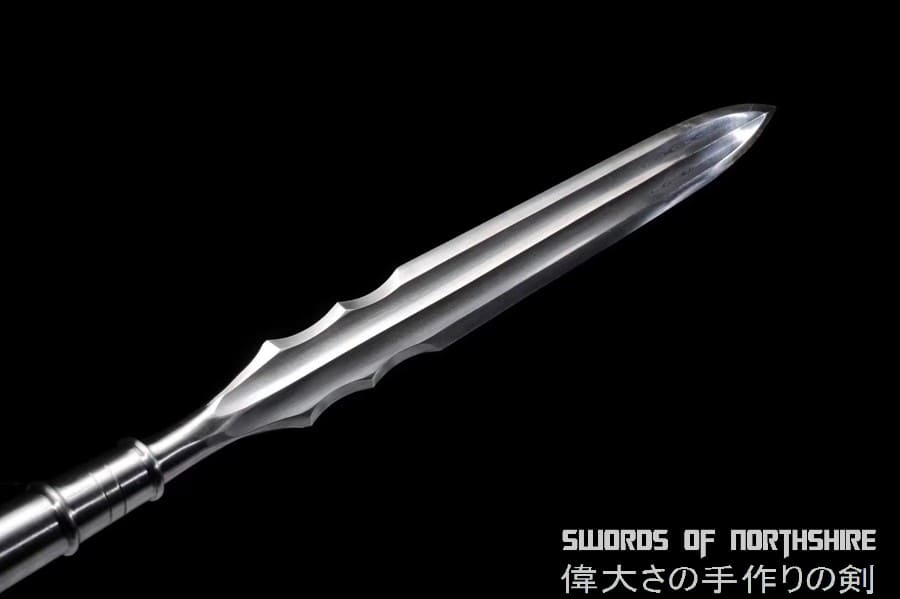 Chinese Qiang Spear Martial Arts Hand Forged Folded Damascus Steel Elite Military Lance