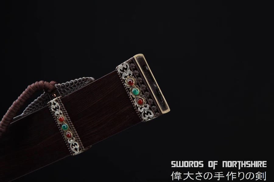 Ming Dynasty Dao Clay Tempered & Folded Damascus Steel Blade Chinese Sword Hazuya Polish