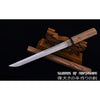 Clay Tempered Full Tang 1095 High Carbon Steel Huali Shirasaya Samurai Tanto Sword