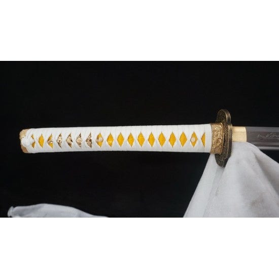  AGATSUMA ZENITSU Collectible Demon Slayer Replica Yellow  NICHIRIN Katana Sword : Sports & Outdoors