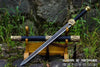 1095 High Carbon Steel Etched Blade Han Jian Gold Dragon Chinese Martial Arts Tai Chi Sword