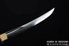 Little Falcon Dao Knife Chinese Short Sword Clay Tempered & Folded Damascus Steel Hazuya Polished Blade