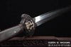 Ebony Dragon Jian Hand Forged Clay Tempered & Folded Steel Blade Battle Ready Chinese Jian Sword