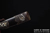Ebony Dragon Jian Hand Forged Clay Tempered & Folded Steel Blade Battle Ready Chinese Jian Sword