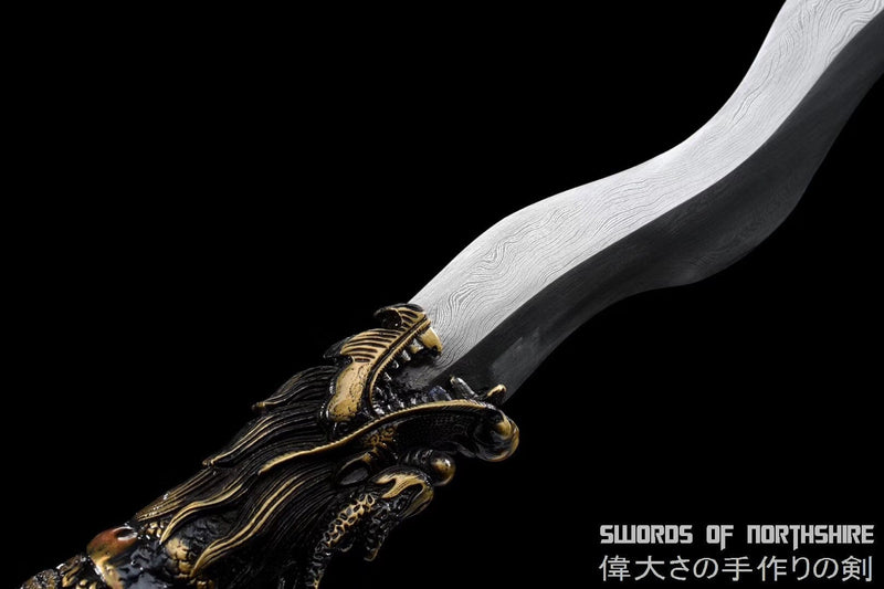 Zhang Fei Viper Blade Dynasty Warriors Serpent Spear Snake Blade Battle Ready Chinese Three Kingdoms Replica