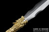 Chinese Dragon Qiang Sword Spear Martial Arts Folded Damascsus Steel Elite Military 79" Lance