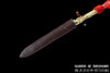 Chinese Dragon Qiang Sword Spear Martial Arts Folded Damascsus Steel Elite Military 79" Lance