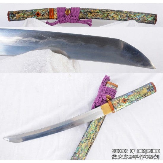 極上 模造刀 珍珠魚皮柄 手巻下緒 大漆鞘 銅鎏金銀 美品 楽天市場