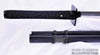 High Carbon 1095 Hand Forged Steel Black Ninja Chokuto Sword with Blow Darts
