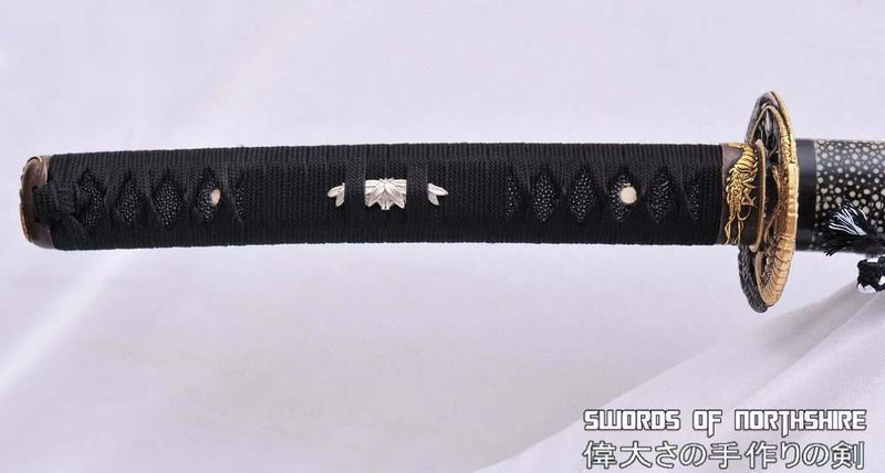 1095 High Carbon Steel Clay Tempered Kiriha Zukuri Samurai Katana Sword