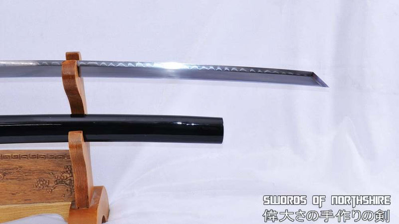 1095 High Carbon Steel Clay Tempered Kiriha Zukuri Samurai Katana Sword