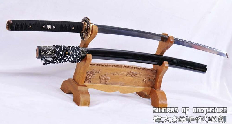 1095 High Carbon Steel Clay Tempered Kiriha Zukuri Samurai Katana Sword