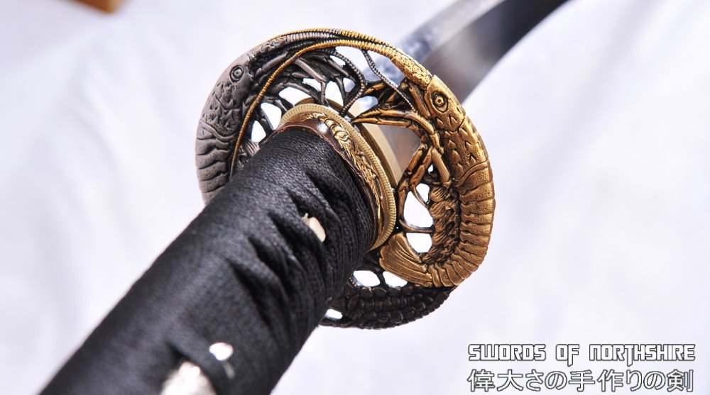 1095 High Carbon Steel Clay Tempered Kiriha Zukuri Samurai Katana