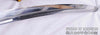 1095 High Carbon Steel Clay Tempered Unokubi Zukuri Double Edge Samurai Katana Sword