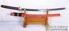 1095 High Carbon Steel Clay Tempered Unokubi Zukuri Double Edge Samurai Katana Sword