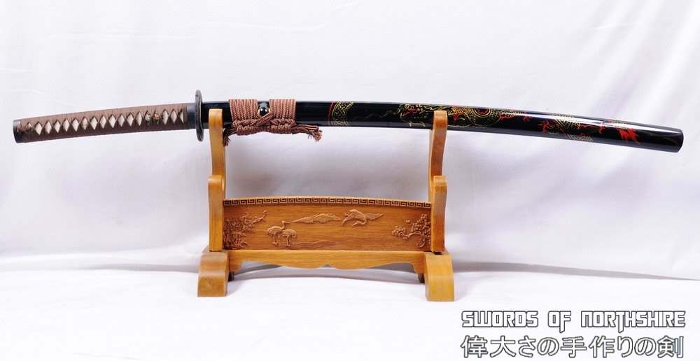 Clay Tempered High Quality Chinese Tamahagane Hand Forged Samurai Katana Sword