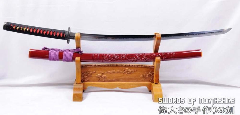 Hand Forged Clay Tempered Chinese Tamahagane High Quality Samurai Katana Sword