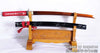Hand Forged Red and Black Folded Steel Blade Samurai Wakizashi Sword