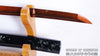 Hand Forged Red and Black Folded Steel Blade Samurai Wakizashi Sword