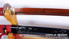 Hand Forged Red and Black Folded Steel Blade Samurai Wakizashi Sword