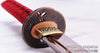 Hand Forged Red and Black Folded Steel Blade Samurai Wakizashi Sword