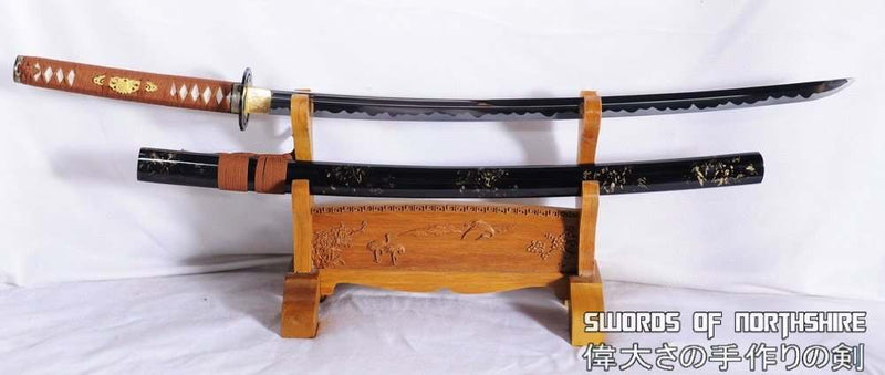 Hand Forged 1095 High Carbon Steel Blade Unokubi Zukuri Katana Samurai Sword