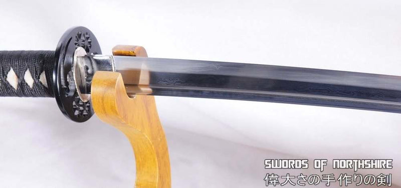 Hand Forged Folded Steel Blade Samurai Sword Shiroi Kiri Katana