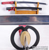 Hand Forged Folded Steel Blade Musashi Tsuba Samurai Wakizashi Sword