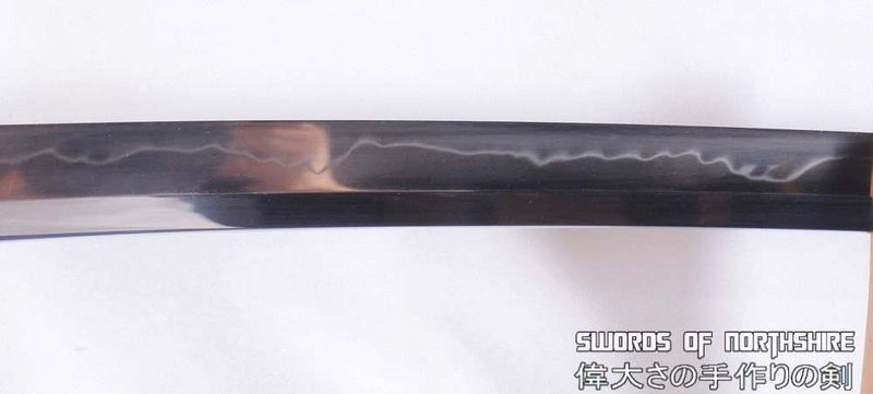 1095 High Carbon Steel Clay Tempered Shirasaya Samurai Wakizashi Sword