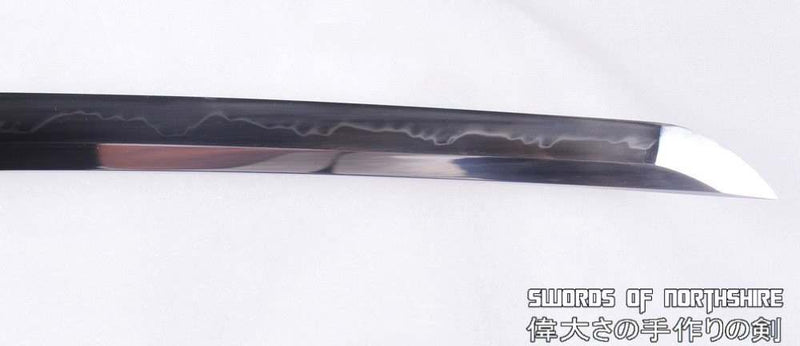 1095 High Carbon Steel Clay Tempered Shirasaya Samurai Wakizashi Sword