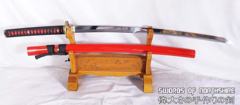 Hand Forged 1095 High Carbon Steel Unokubi Zukuri Custom Katana Sword
