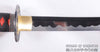 Hand Forged 1095 High Carbon Steel Samurai Katana Sword with Ribbed Saya