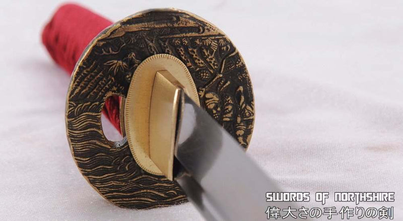 Hand Forged Folded Steel Blade Wakizashi Samurai Sword