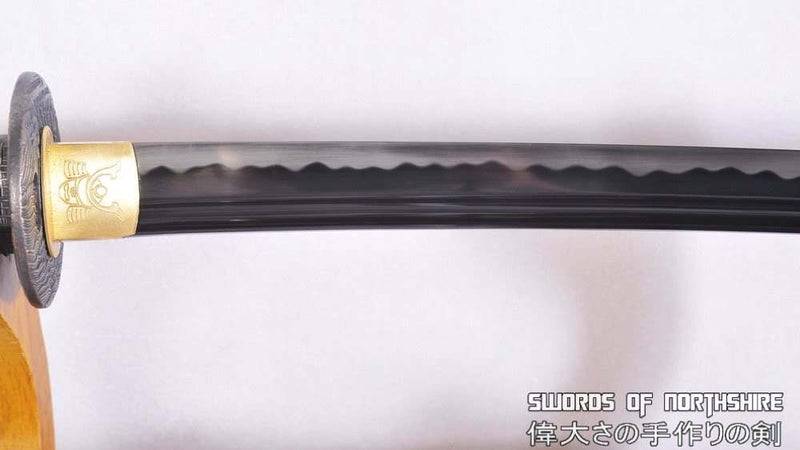 Hand Forged 1095 High Carbon Black Steel Double-Edged Samurai Katana Sword