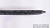 Hand Forged 1095 High Carbon Black Steel Double-Edged Samurai Katana Sword