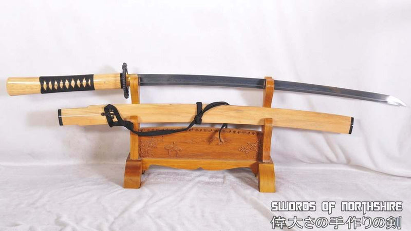 Hand Forged Folded Steel Blade Fully Functional 47 Ronin Tengu Katana