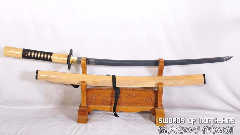 Hand Forged Folded Steel Blade Fully Functional 47 Ronin Tengu Katana