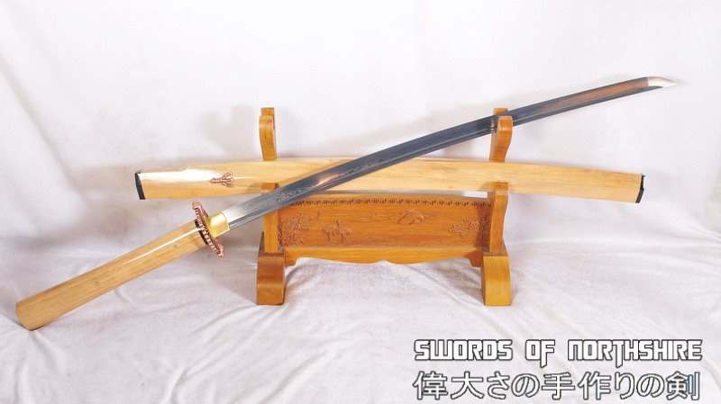 Hand Forged Folded Steel Blade Practical 47 Ronin Tengu Katana