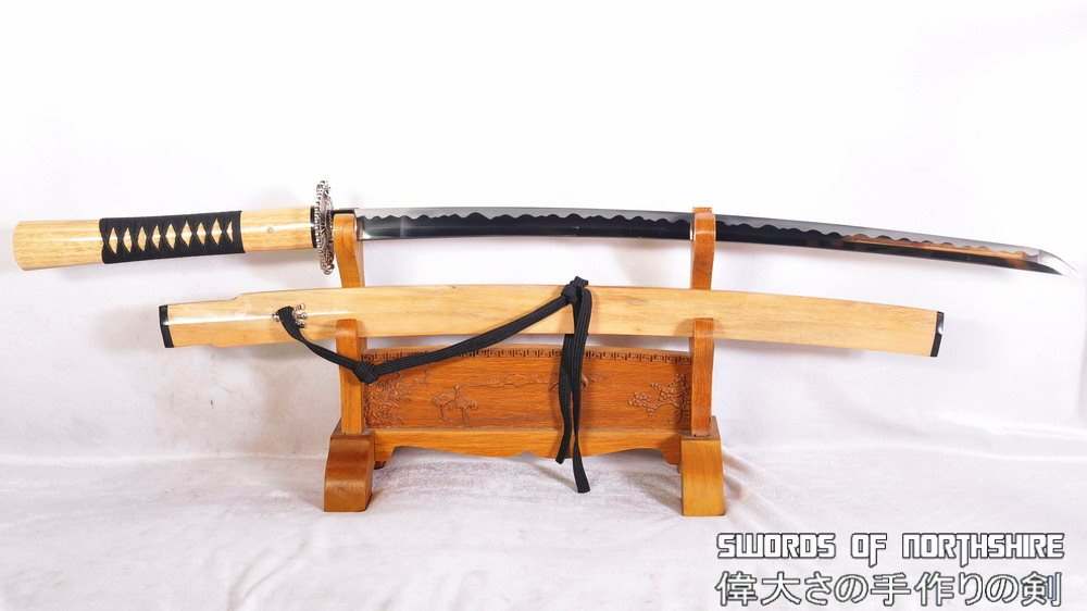 刀⚔️ Hand Forged Folded Steel Blade Fully Functional 47 Ronin Tengu Katana