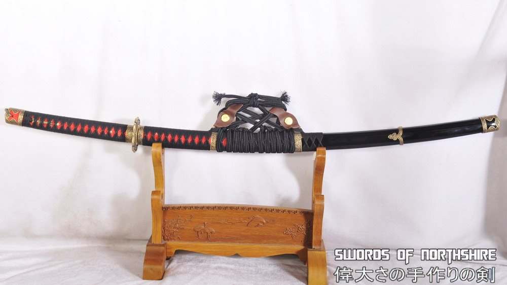 Hand Forged Clay Tempered 1095 High Carbon Steel Japanese Samurai