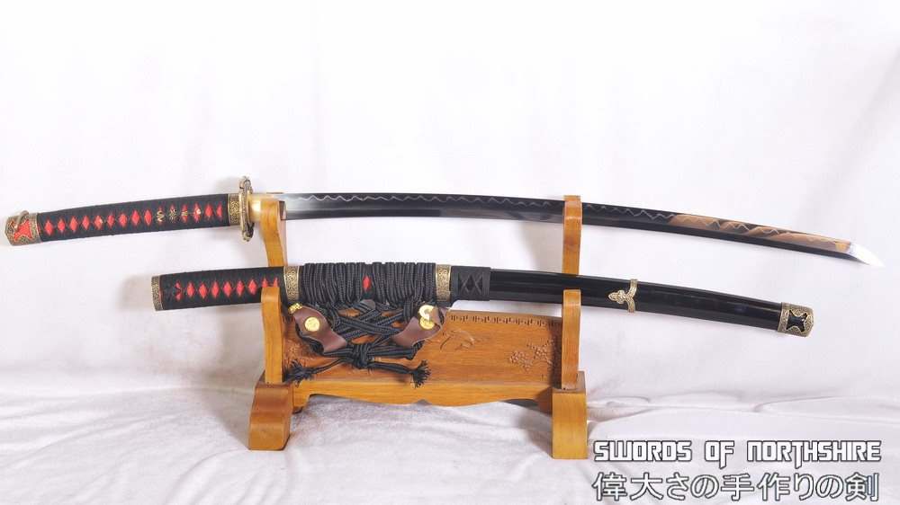 Hand Forged Clay Tempered 1095 High Carbon Steel Japanese Samurai ...