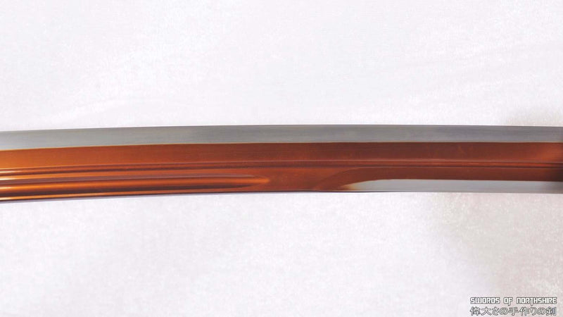 Kogarasu Maru 1095 High Carbon Red Steel Double-Edged Samurai Katana Little Crow Sword