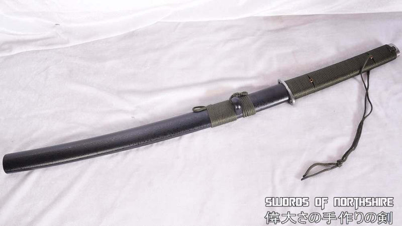 Hand Forged 1095 High Carbon Steel Tactical Outdoor Field Survival Wakizashi