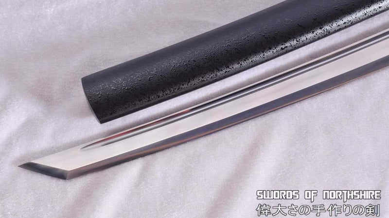 Hand Forged 1095 High Carbon Steel Tactical Outdoor Field Survival Wakizashi