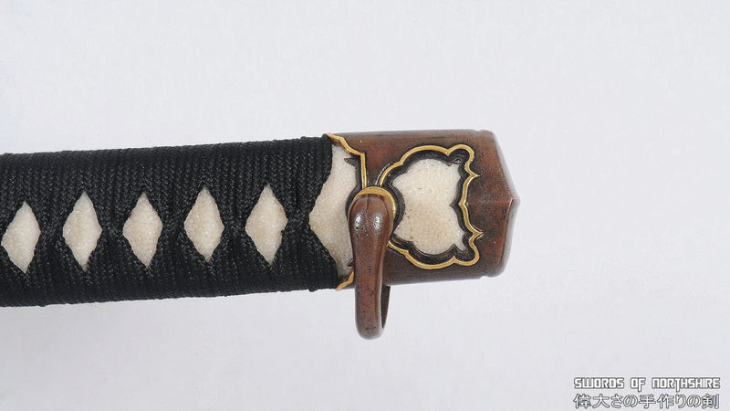 Clay Tempered & Folded 1095 Steel Rayskin Saya High Quality Japanese Samurai Tachi Sword