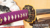 Clay Tempered & Folded 1095 Steel Gold-Plated Copper Fittings Japanese Samurai Tachi Sword